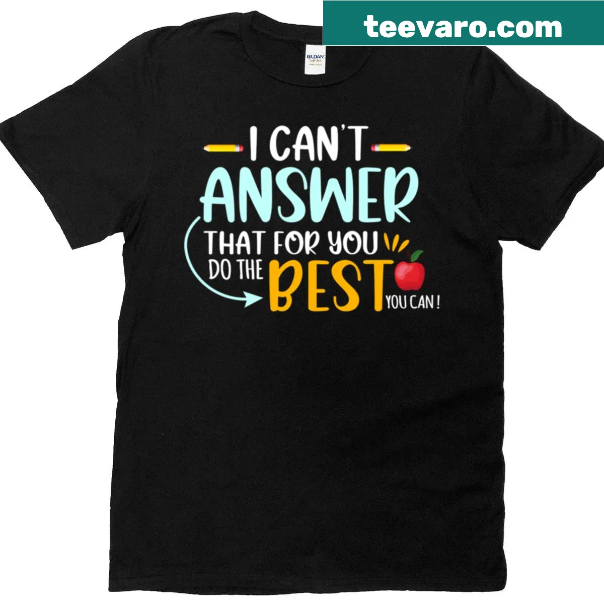 Inspirational T-shirt with motivational text — on a men's t-shirt