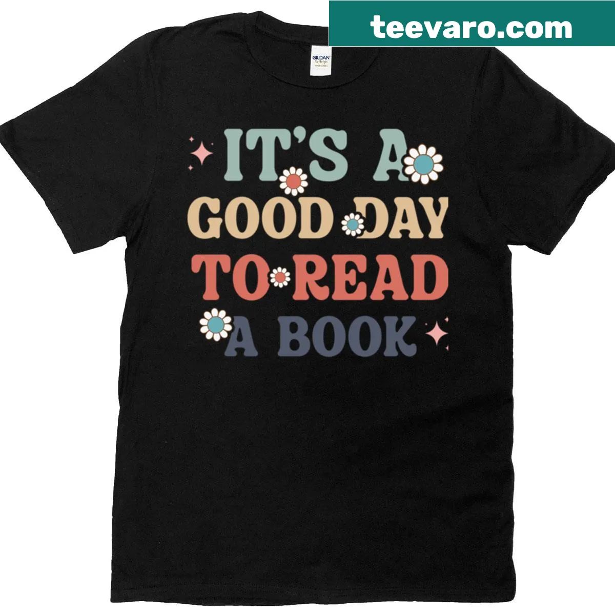Inspirational quote graphic about reading on a T-shirt — on a men's t-shirt