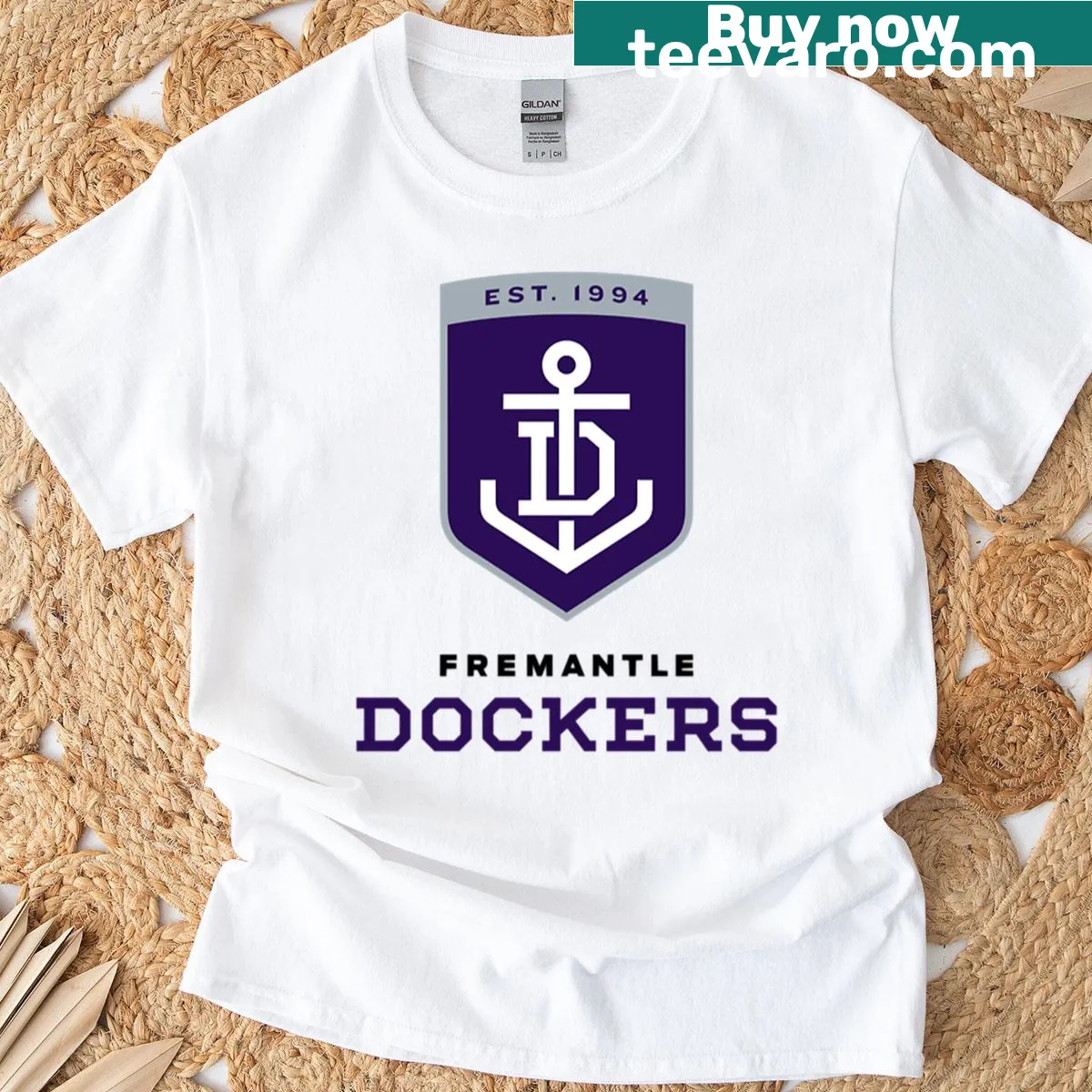 Vintage-style T-shirt featuring Johnny The Doc Dockers — on a men's t-shirt