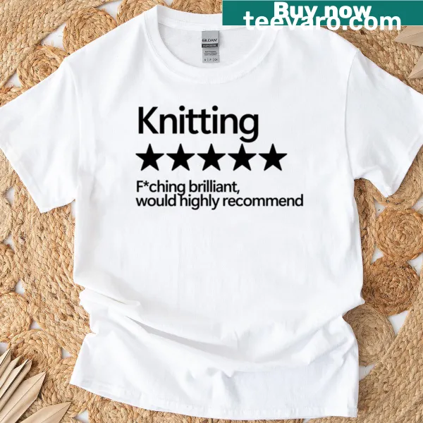 Playful Knitting Would Highly Recommend graphic t-shirt