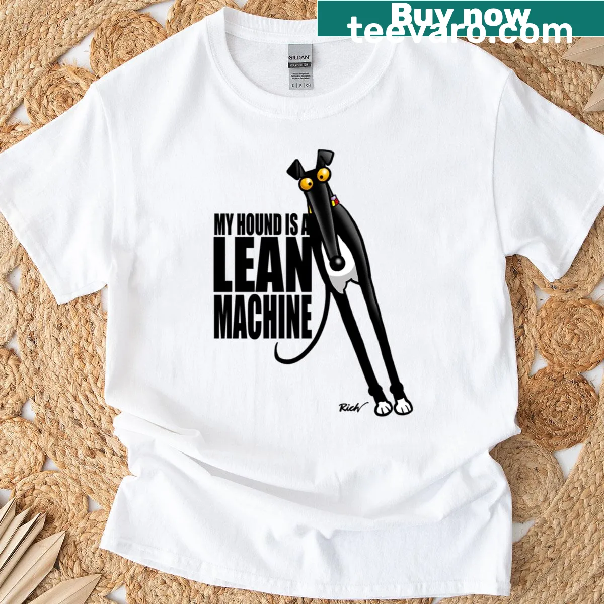 Motivational tee with 'Lean Machine' text for fitness enthusiasts — on a men's t-shirt