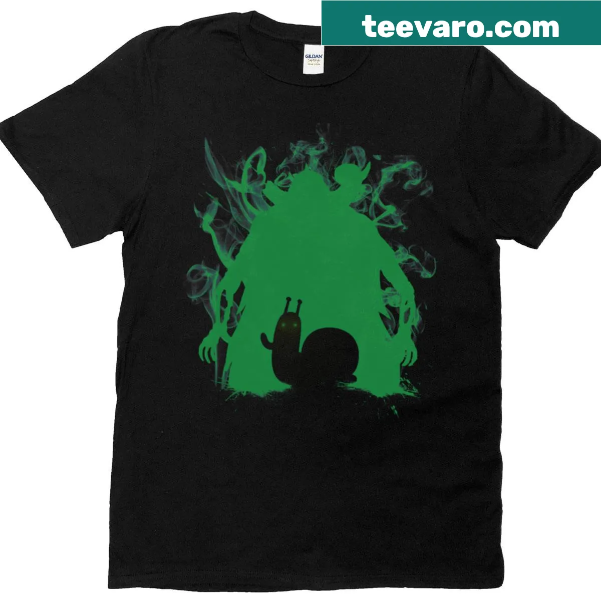 Edgy 'Lil Evil' typography graphic on a T-shirt — on a men's t-shirt