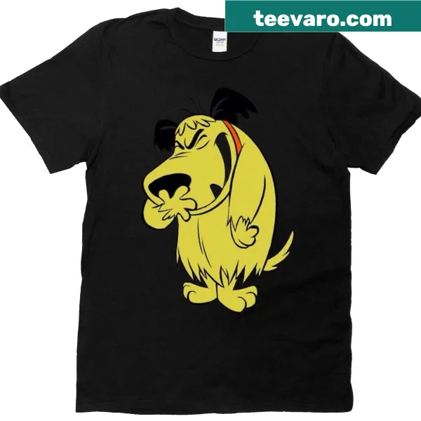 T-shirt featuring Muttley, the laughing cartoon dog from Wacky Races.