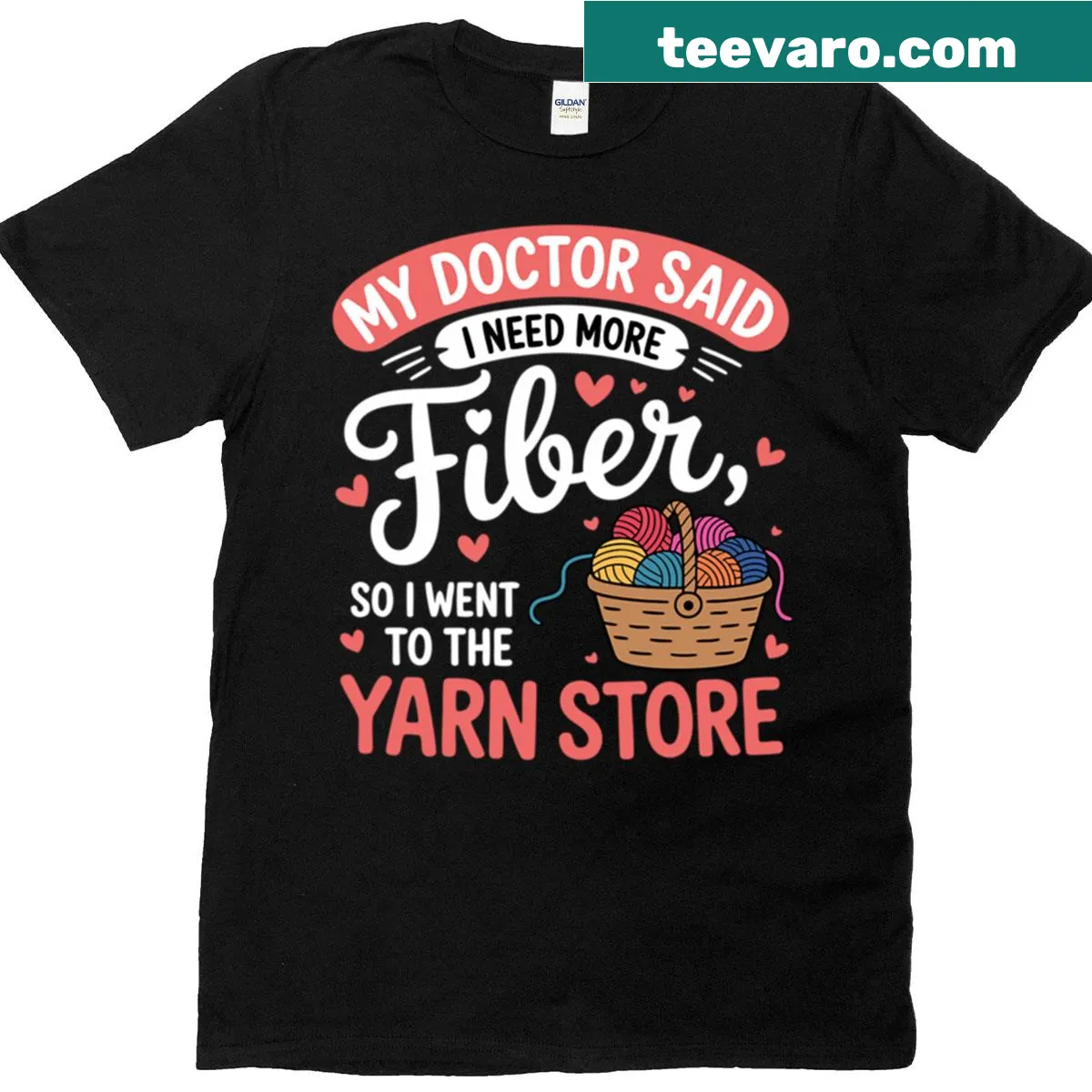 Humorous yarn-themed graphic on a T-shirt — on a men's t-shirt