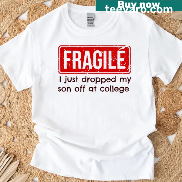 College-themed t-shirt with bold text stating 'Off At College'