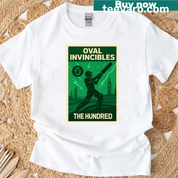 Bold typography design featuring the Oval Invincibles team name