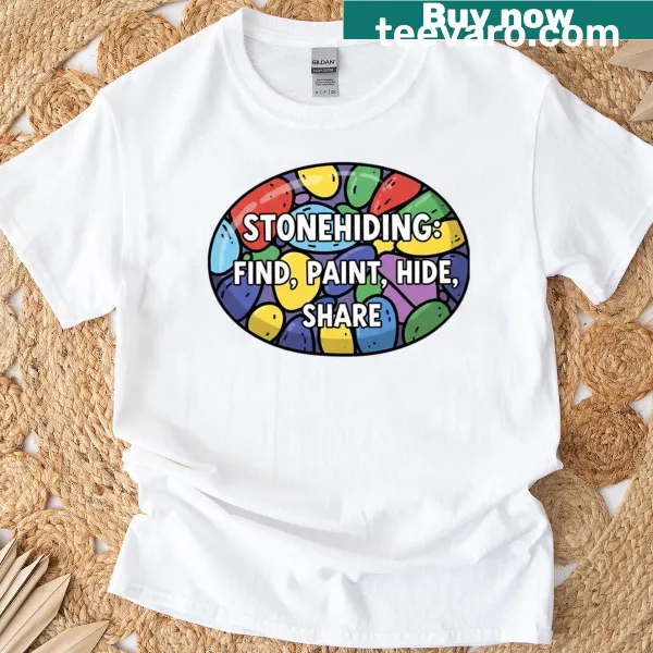 Painted Stone Artwork T-shirt featuring a creative design