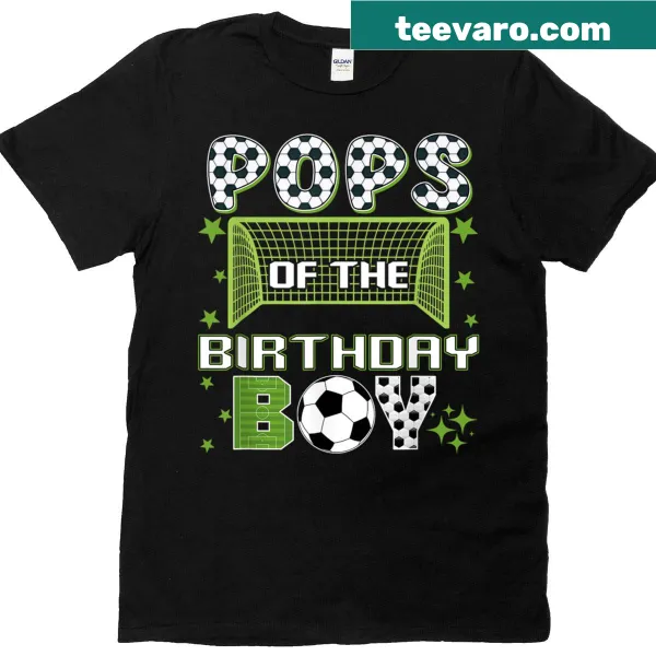 T-shirt for dads featuring soccer design for birthday celebrations