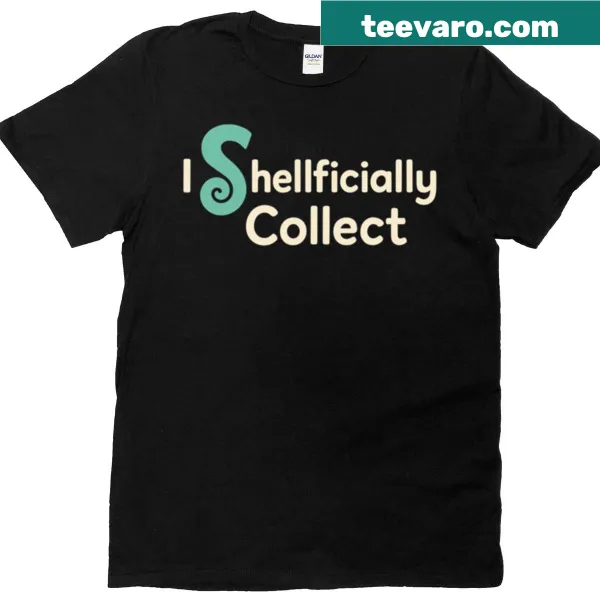 Seashell-themed illustration on a beachcombing T-shirt