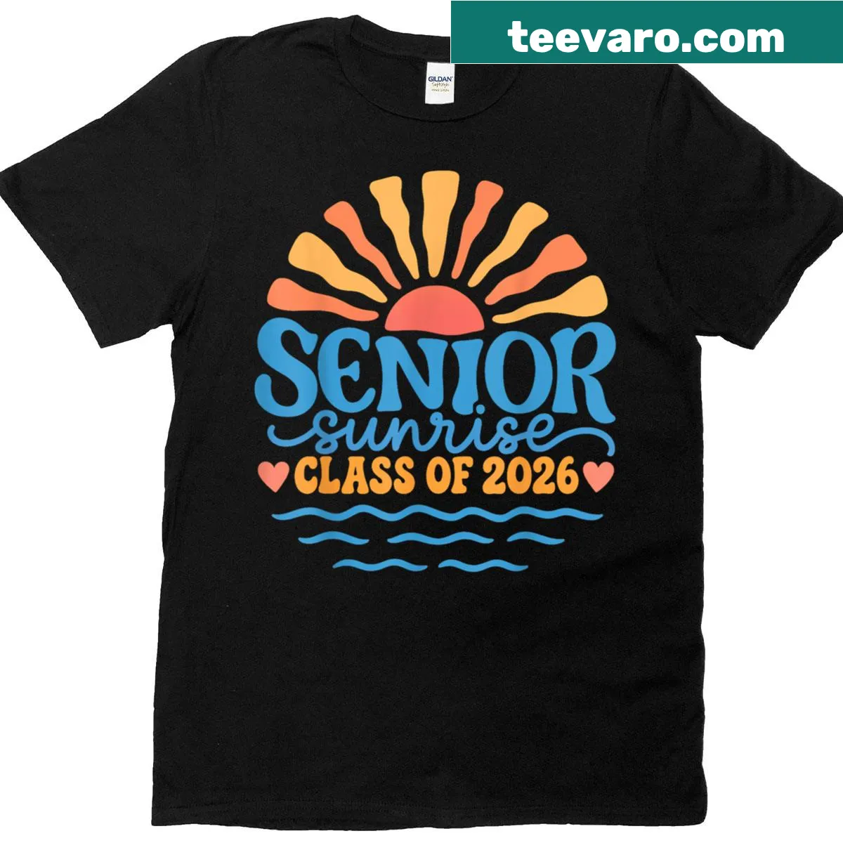 Vintage-inspired high school graduation shirt with beach vibes and retro graphics — on a men's t-shirt