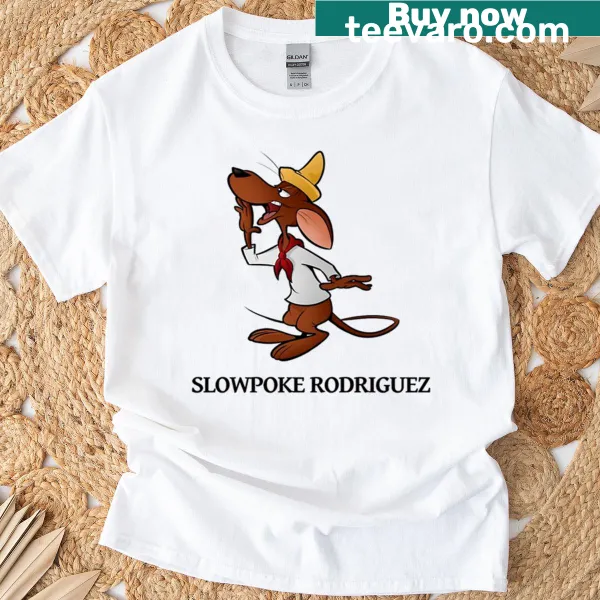 Vintage cartoon T-shirt featuring Slowpoke Rodriguez