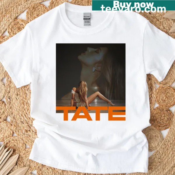 Tate McRae lyrics graphic t-shirt with modern typography