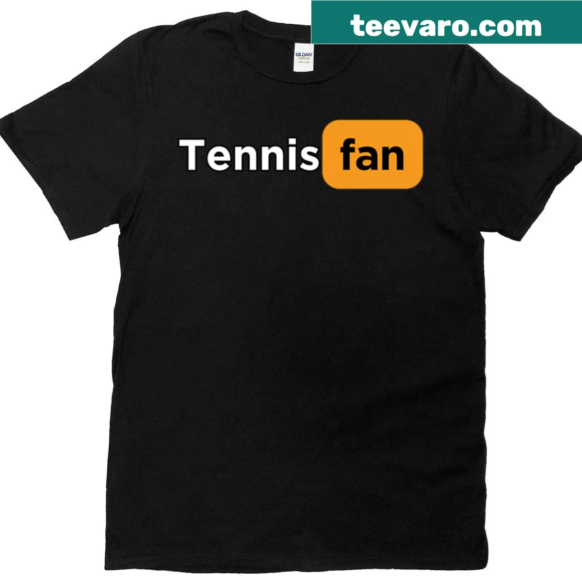 Tennis-themed graphics on an oversized T-shirt — on a men's t-shirt