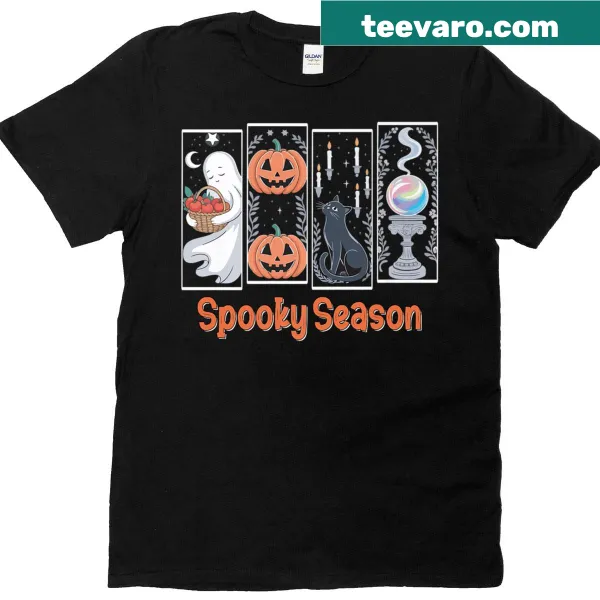 Vintage Halloween horror graphic on a premium shirt