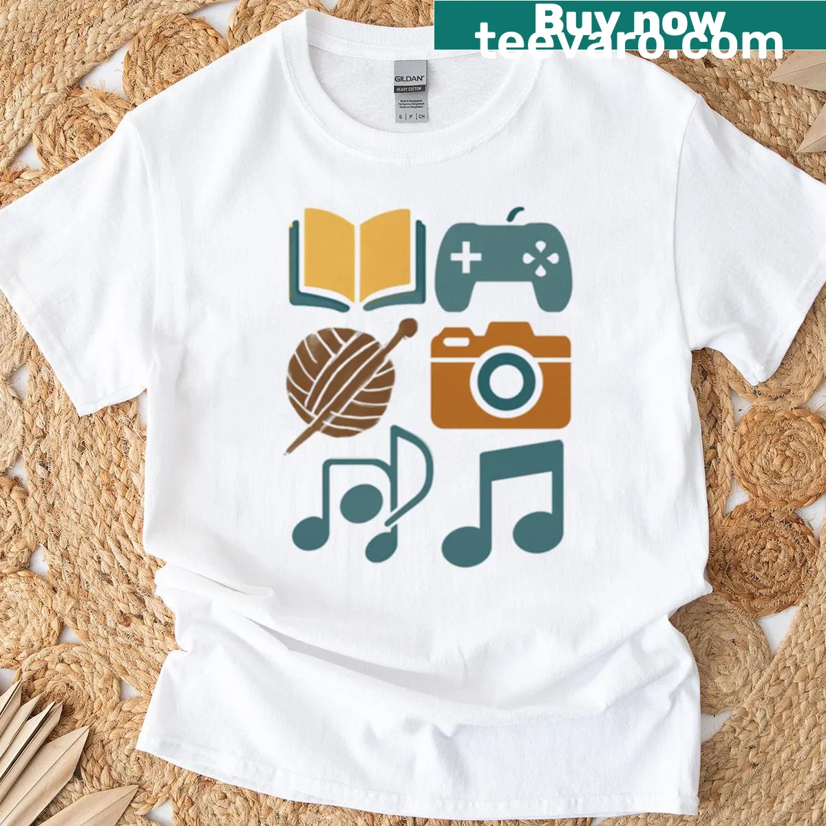 Inspirational text celebrating hobbies on a creative life t-shirt — on a men's t-shirt
