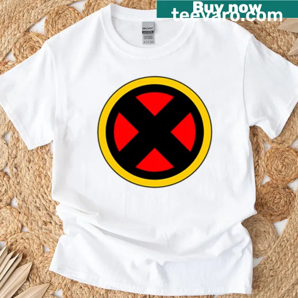 Xmen Logo T-shirt featuring iconic superhero emblem