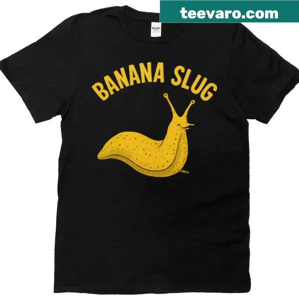 Oversized T-shirt featuring a funny banana slug graphic