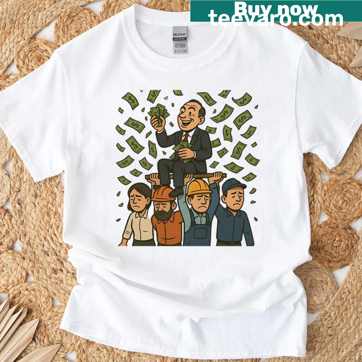 Edgy T-shirt with the phrase 'Fk The Taxman' in bold lettering — on a men's t-shirt