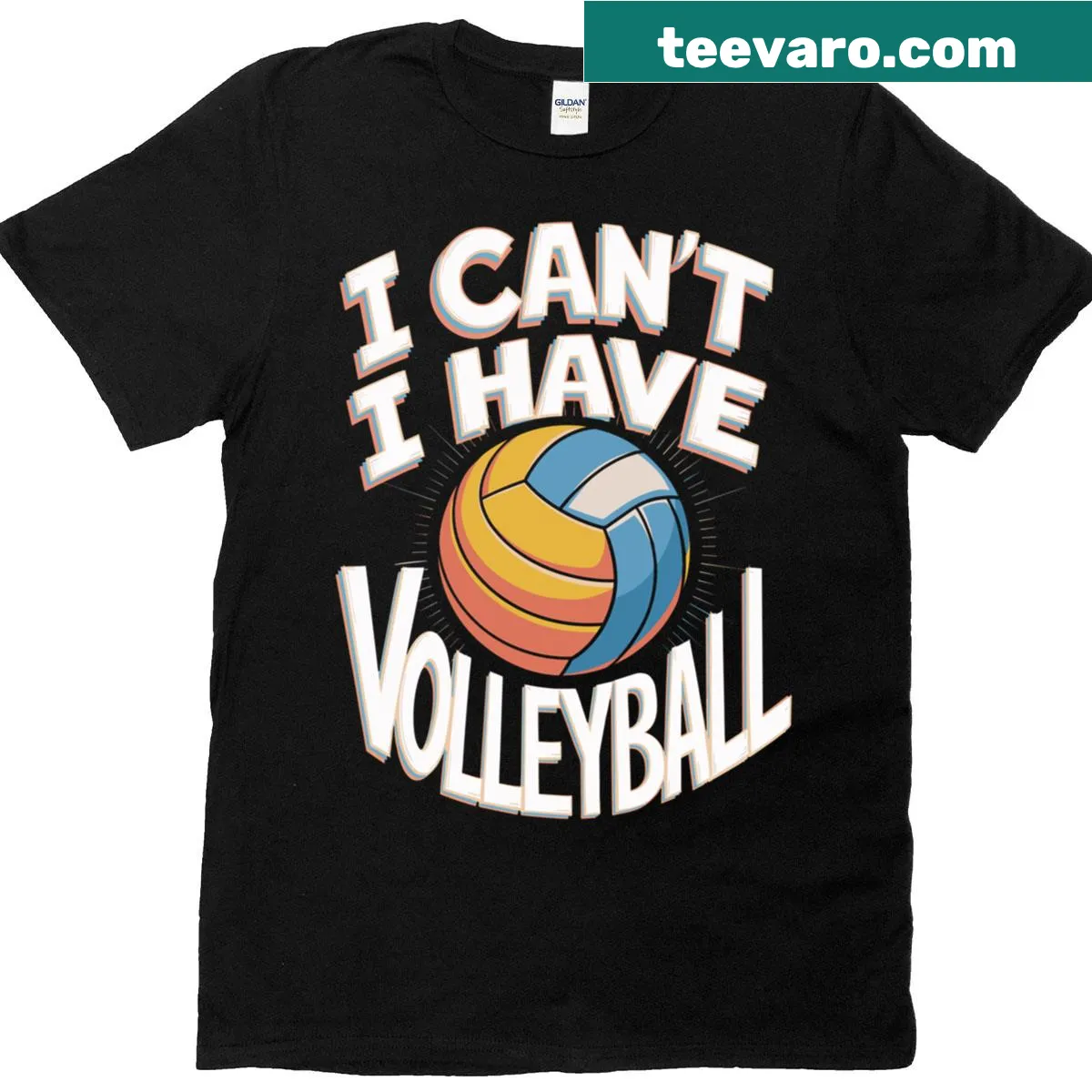 T-shirt with a slogan for volleyball players and coaches — on a men's t-shirt
