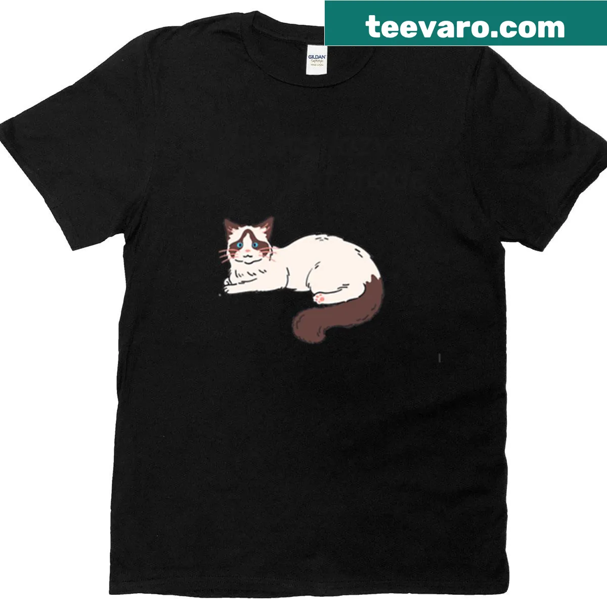 T-shirt with the quote 'I'm Not Lazy, I'm In Cat Mode' — on a men's t-shirt