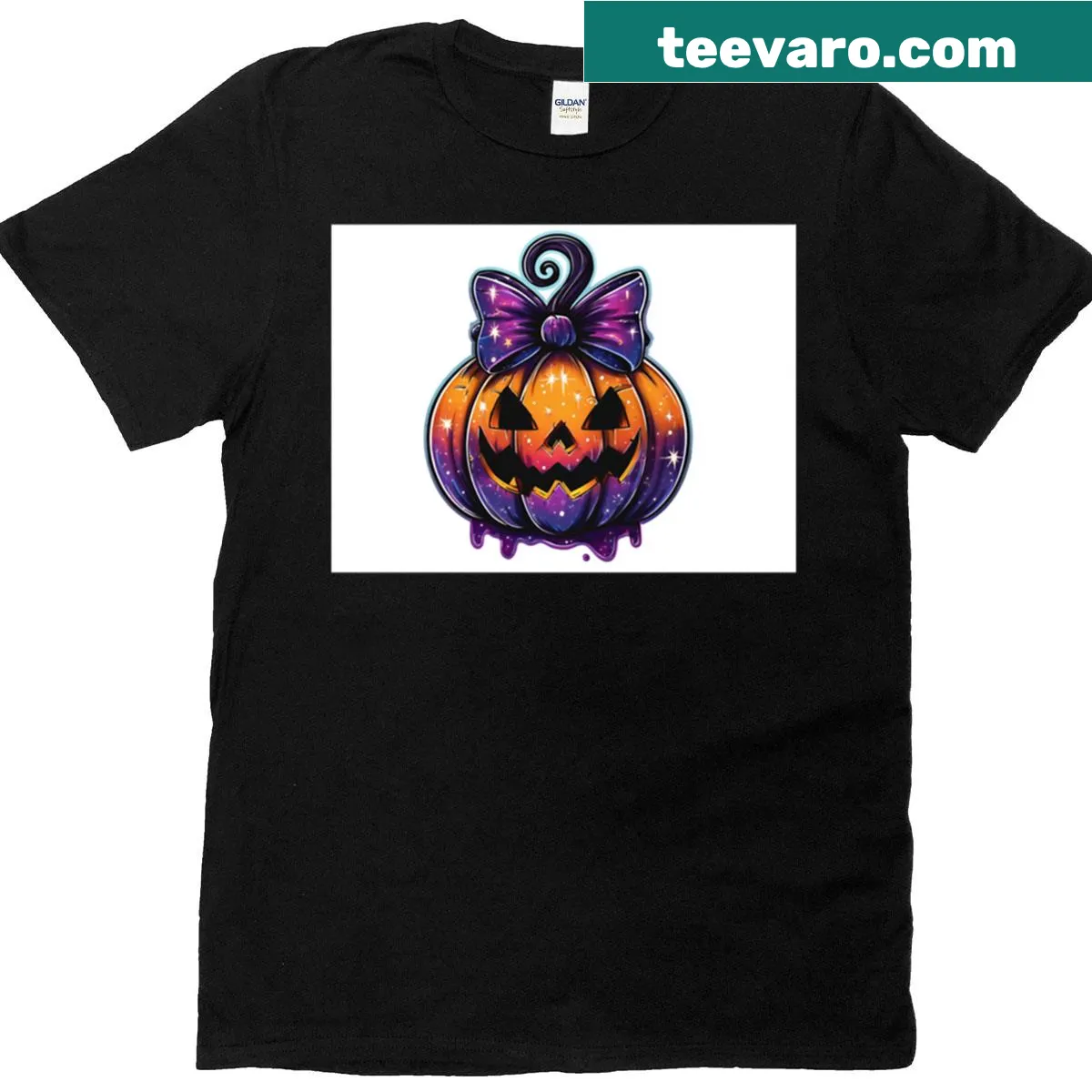 Humorous Halloween-themed typography on a T-shirt — on a men's t-shirt