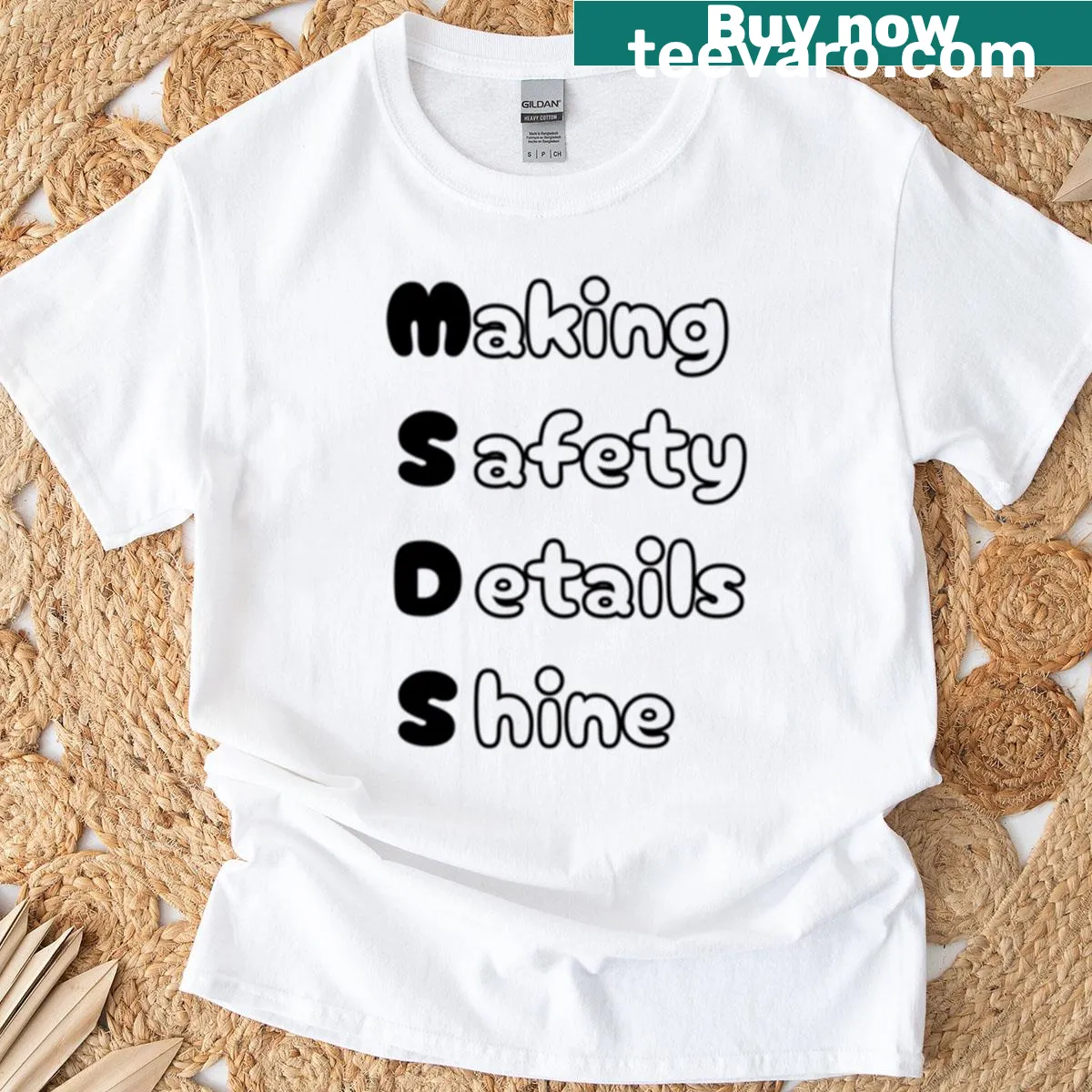 Clever chemical engineering acronym pun graphic — on a men's t-shirt