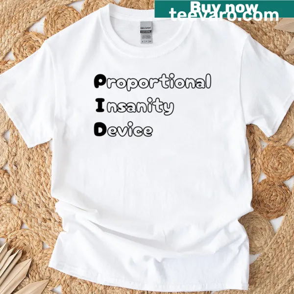 Shirt with PID chemical engineering acronym pun