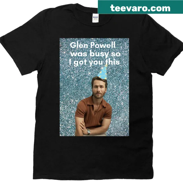 T-shirt celebrating Glen Powell for birthday