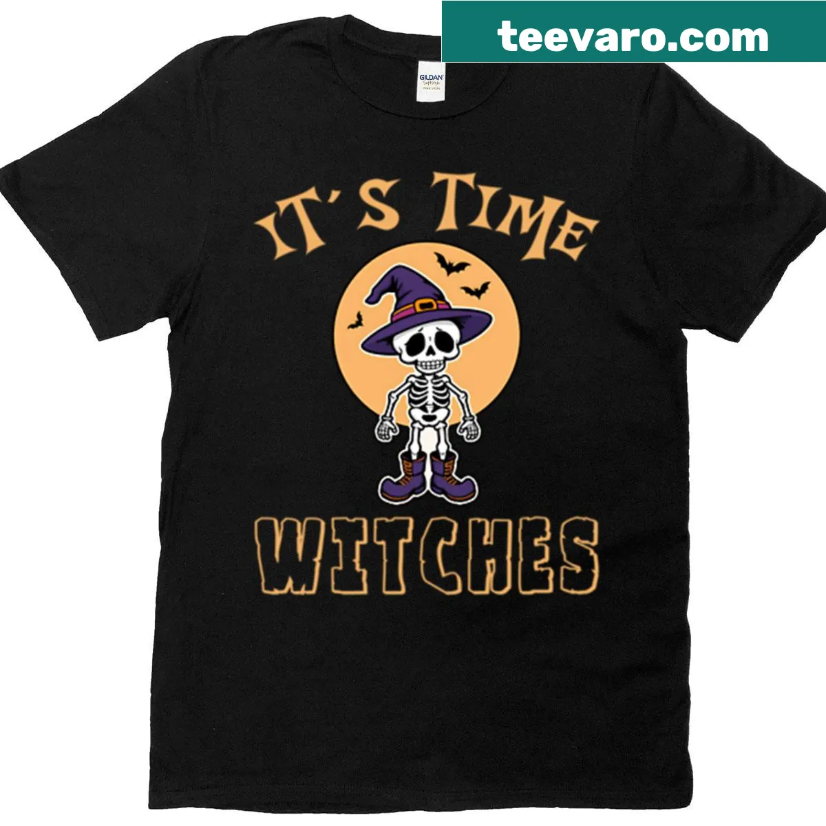 Oversized T-shirt with a whimsical witchcraft illustration — on a men's t-shirt