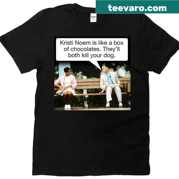 T-shirt featuring the name Kristi Noem