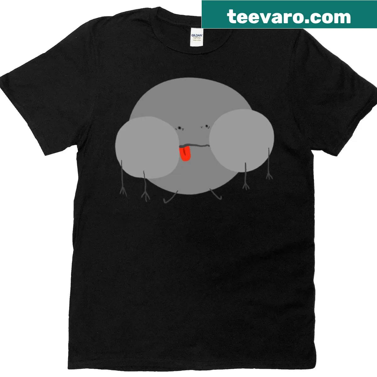 Cozy oversized t-shirt design — on a men's t-shirt