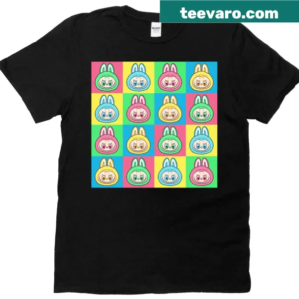 Illustrated Monster Mix t-shirt featuring various whimsical monsters