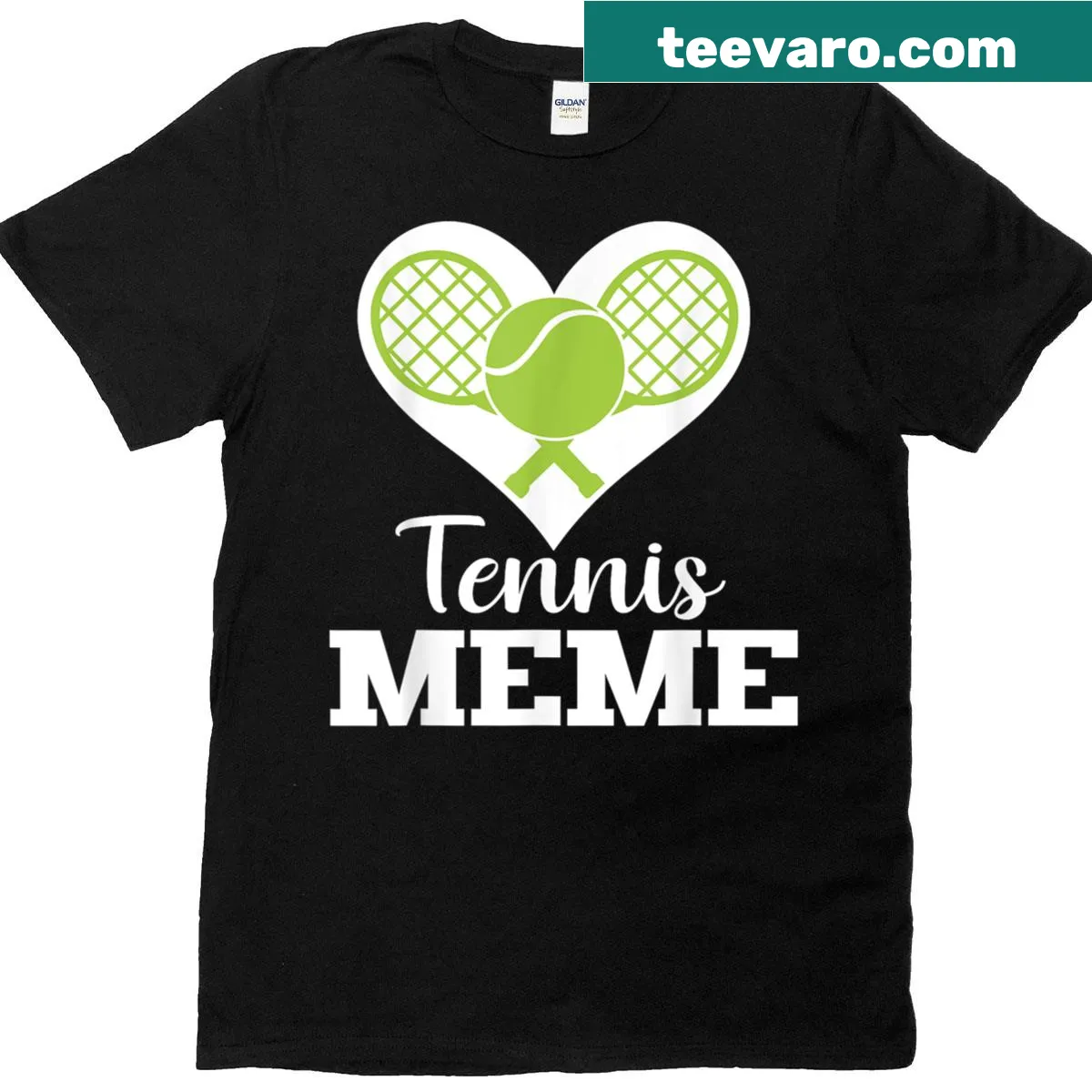 Funny tennis player meme graphic on a T-shirt — on a men's t-shirt