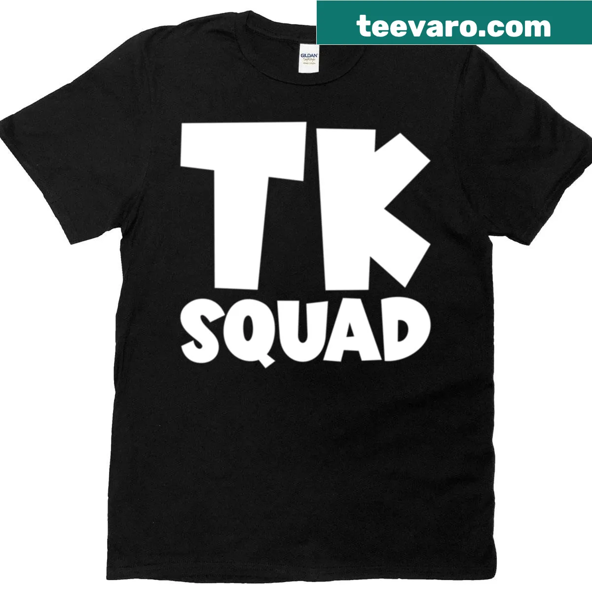 Kids' T-shirt with 'Tk Squad' for transitional kindergarten — on a men's t-shirt
