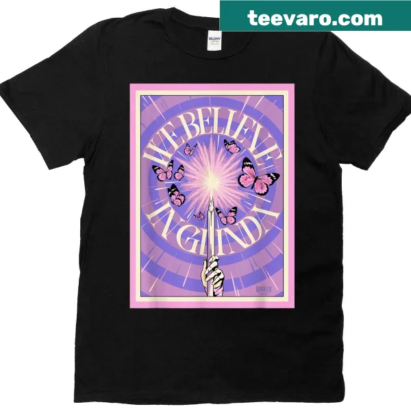 T-shirt featuring Glinda's magic spark design