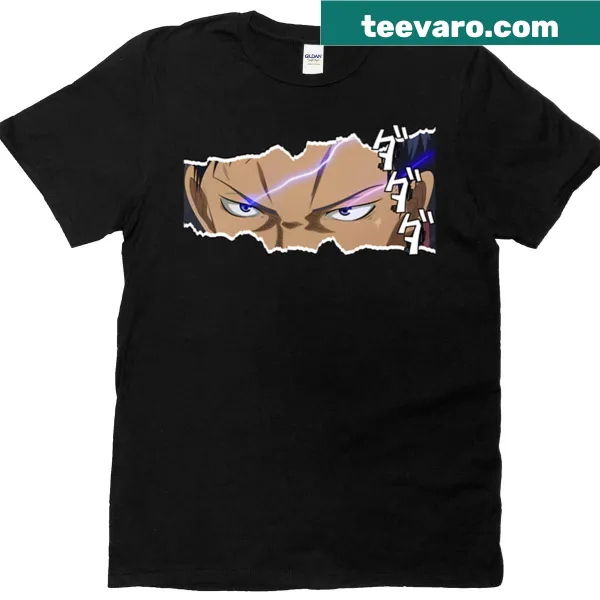 Anime eyes illustration T-shirt for fans of the genre