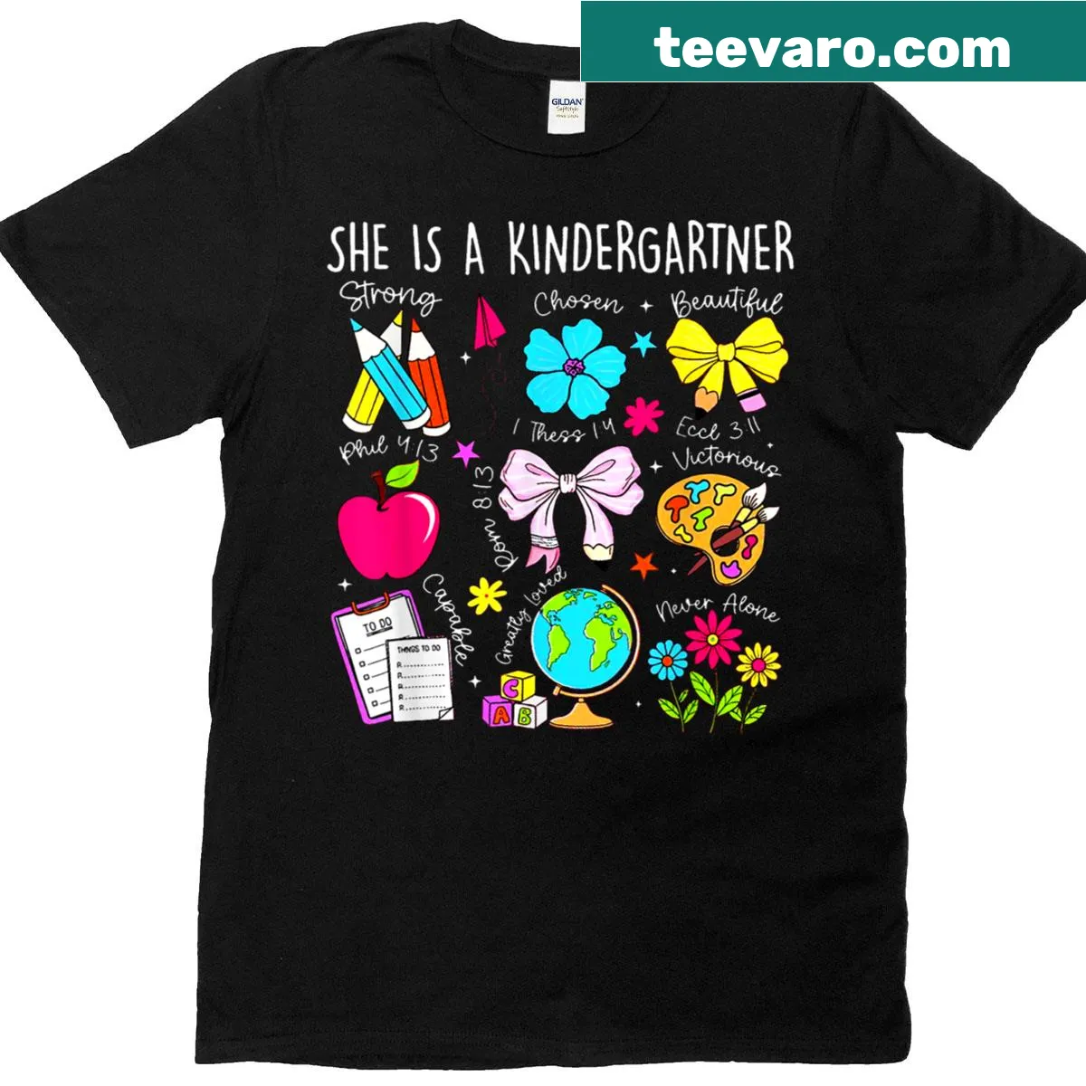 Cute T-shirt for kids celebrating the first day of school — on a men's t-shirt