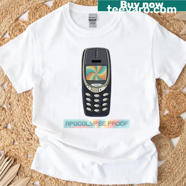 Bold T-shirt featuring the phrase 'Apocalypse Proof'.