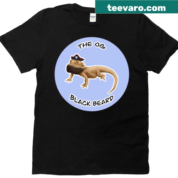 Playful illustration of a bearded dragon on a T-shirt