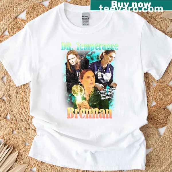 T-shirt featuring Dr. Temperance Brennan graphic from Bones