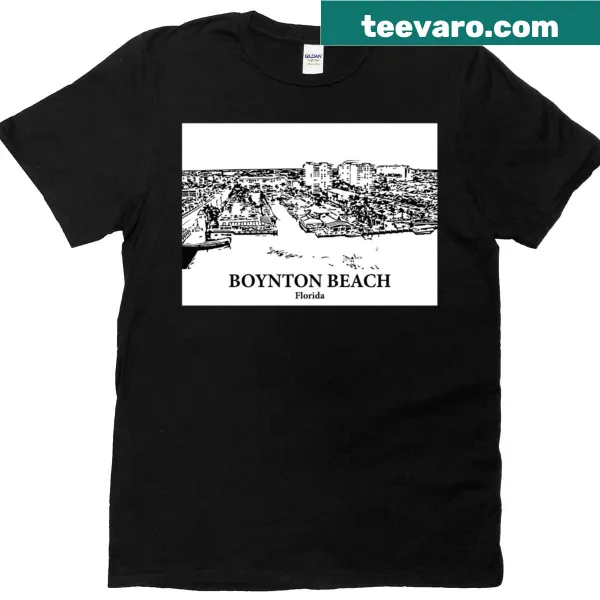 Typographic T-shirt representing Boynton Beach, Florida