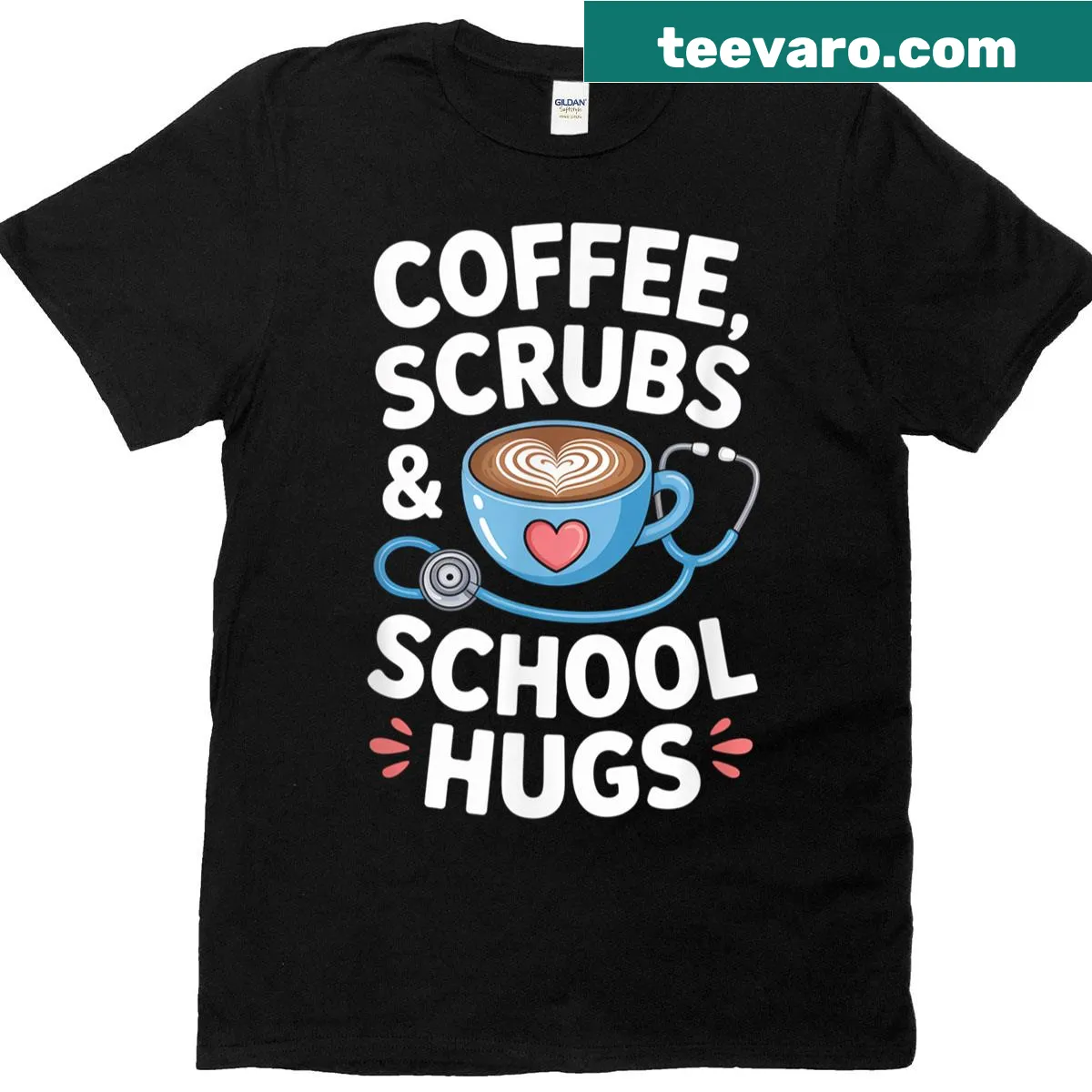 Funny nursing-themed graphic t-shirt for nurses — on a men's t-shirt