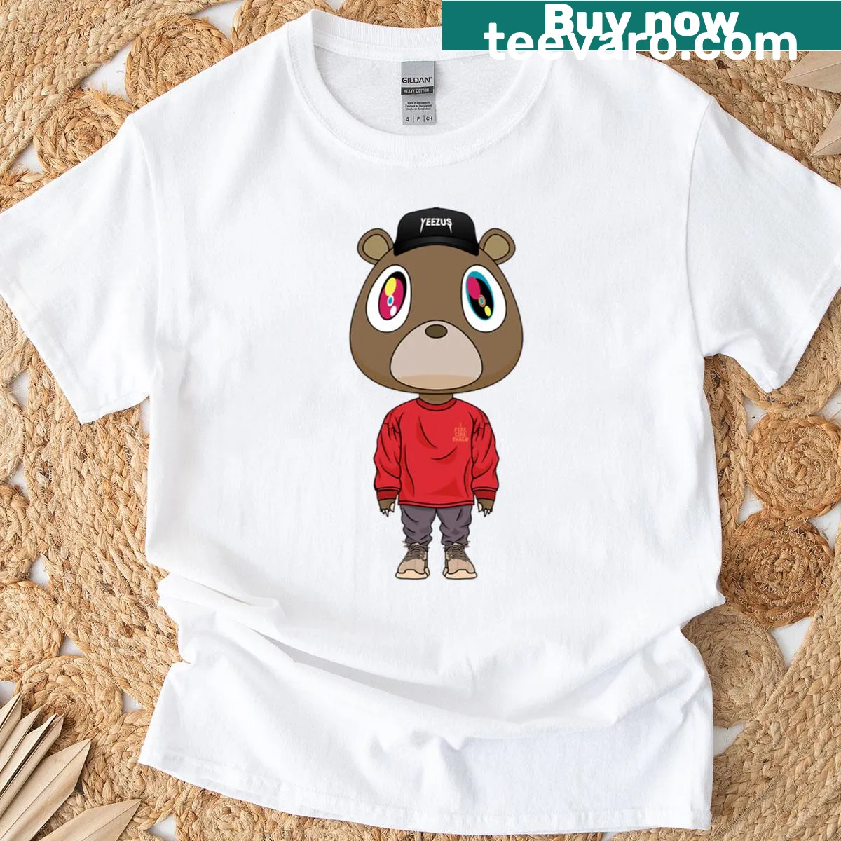 Playful graphic T-shirt celebrating friendship for boys — on a men's t-shirt