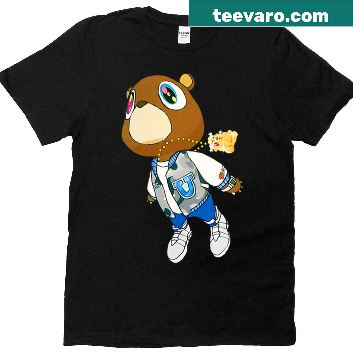 Inspirational T-shirt with the phrase Fly Hight encouraging ambition — on a men's t-shirt