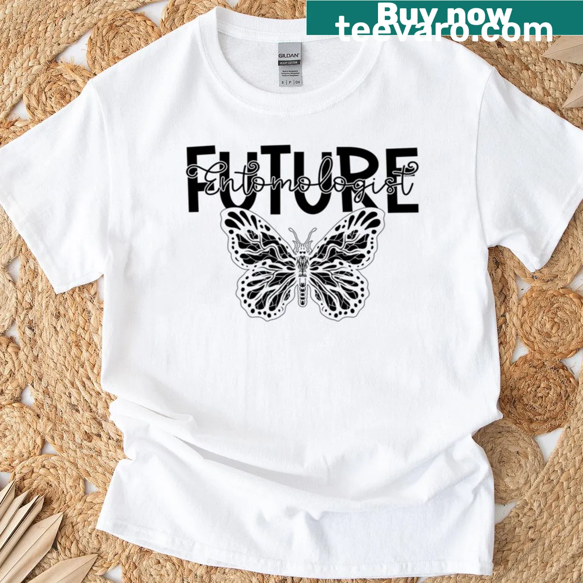 Insect collector graphic t-shirt for future entomologists — on a men's t-shirt