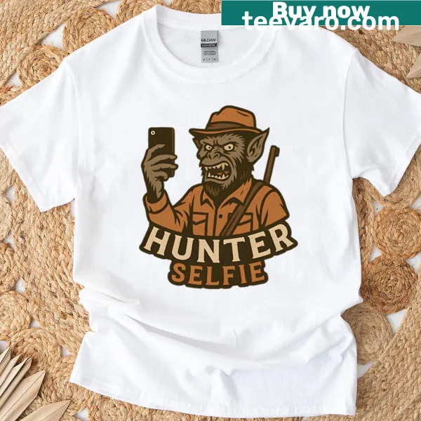 Cartoon werewolf graphic for Halloween with humorous text