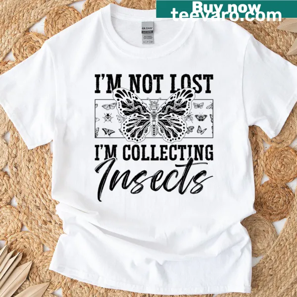 T-shirt with playful text about being an insect scientist