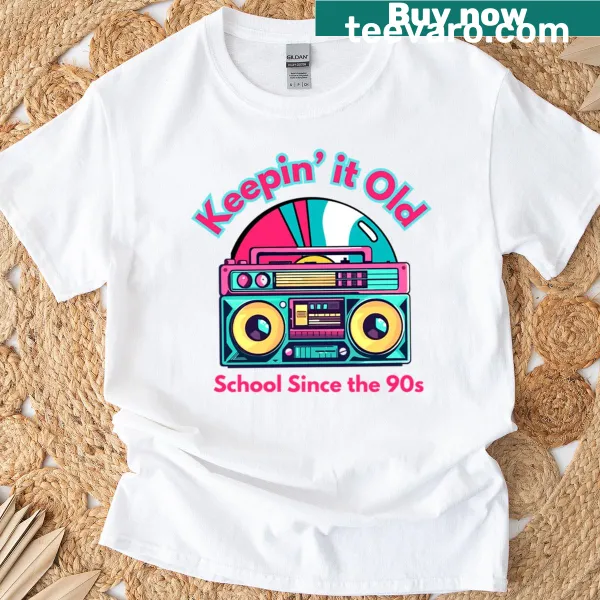 Vintage distressed Keepin It Old School t-shirt