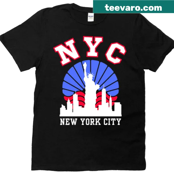 Illustrative T-shirt featuring New York City icons