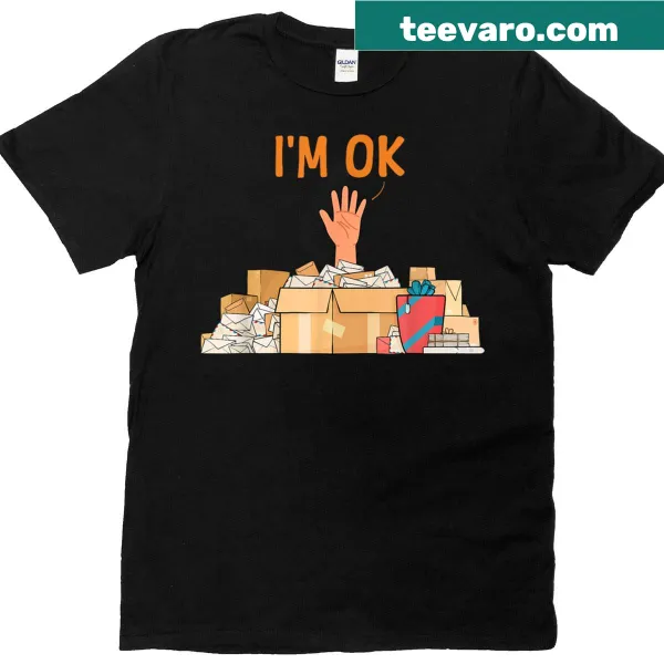 Illustrative t-shirt celebrating postal workers with a heartfelt design